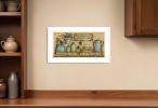 Country Kitchen 5 White Framed Print Kitchen Wall Art