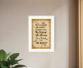 BEE HAPPY White Framed Print Wall Art