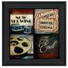 At the Movies I 2 Black Framed Print Wall Art