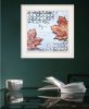 Channeling Fall 3 White Framed Print Wall Art