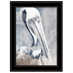 Pelican 2 Black Framed Print Kitchen Wall Art