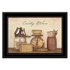 Country Kitchen 10 Black Framed Print Kitchen Wall Art