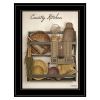 Country Kitchen 13 Black Framed Print Kitchen Wall Art