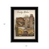 Country Kitchen 13 Black Framed Print Kitchen Wall Art