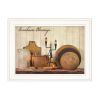 Farmhouse Blessings 2 White Framed Print Kitchen Wall Art