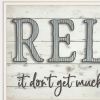 Relax 3 White Framed Print Bathroom Wall Art