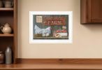 Fresh from the Farm 2 White Framed Print Wall Art