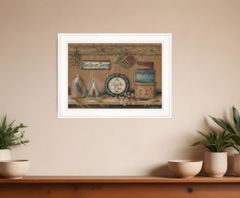 Treasures on the Shelf II 2 White Framed Print Wall Art