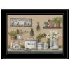 Garden Farmhouse Kitchen Black Framed Print Kitchen Wall Art