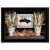 Pumpkin Patch Still Life 3 Black Framed Print Wall Art