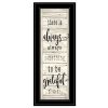 Be Grateful Collection 2 Black Framed Print Wall Art