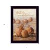 Gather Here With Grateful Hearts 3 Black Framed Print Wall Art