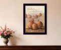 Gather Here With Grateful Hearts 3 Black Framed Print Wall Art