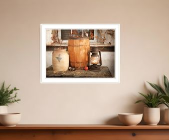 The Nail Keg 2 White Framed Print Wall Art