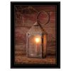 Innkeepers Lantern 1 Black Framed Print Wall Art