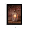 Innkeepers Lantern 1 Black Framed Print Wall Art