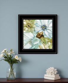 Sea glass Garden I 3 Black Framed Print Wall Art