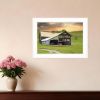 Mail Pouch Barn 4 White Framed Print Wall Art