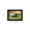 Mail Pouch Barn 5 Black Framed Print Wall Art