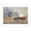 Fall Pumpkin Harvest 2 White Framed Print Kitchen Wall Art