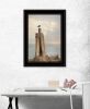 Birds Eye View 3 Black Framed Print Wall Art