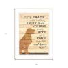 Every Snack You Make 1 White Framed Print Wall Art