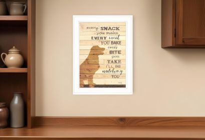 Every Snack You Make 1 White Framed Print Wall Art