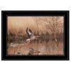 Fly Away 5 Black Framed Print Wall Art