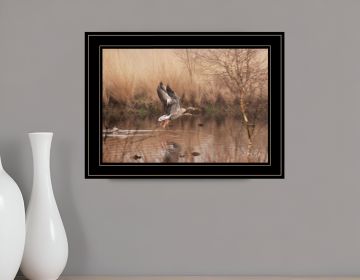 Fly Away 5 Black Framed Print Wall Art