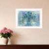 Susies Blue 2 White Framed Print Wall Art