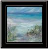 Blue Horizons 3 Black Framed Print Wall Art