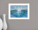 A Day In the Life 2 White Framed Print Wall Art