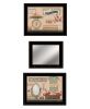 Set Of Three Country Bath III 1 Black Framed Print Bathroom Wall Art