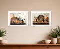 Set Of Two By Grace 1 White Framed Print Kitchen Wall Art