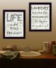 Set Of Two Loads of Fun 3 Black Framed Print Bathroom Wall Art