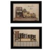 Set Of Two Homemade is Best 2 Black Framed Print Kitchen Wall Art