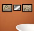 Set Of Three Bath Time 2 Black Framed Print Bathroom Wall Art