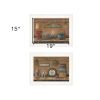 Set Of Two Shelf Treasures 1 White Framed Print Wall Art