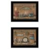 Set Of Two Shelf Treasures 2 Black Framed Print Wall Art