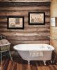 Set Of Two Wash Room 5 Black Framed Print Bathroom Wall Art