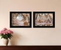 Set Of Two Great Outdoors 2 Black Framed Print Wall Art