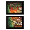 Set Of Two Ive Been A Good Boy 2 Black Framed Print Wall Art