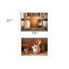 Set Of Two The Nail Keg White Framed Print Wall Art