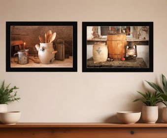 Set Of Two The Nail Keg 3 Black Framed Print Wall Art