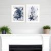 Set Of Two Ocean 1 White Framed Print Wall Art