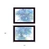 Set Of Two Morning Glory 3 Black Framed Print Wall Art