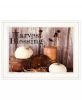 Harvest Blessings 1 White Framed Print Kitchen Wall Art