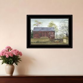 Flower Wagon 4 Black Framed Print Wall Art