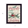 Home For Christmas 3 Black Framed Print Wall Art