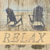 RELAX 1 White Framed Print Wall Art